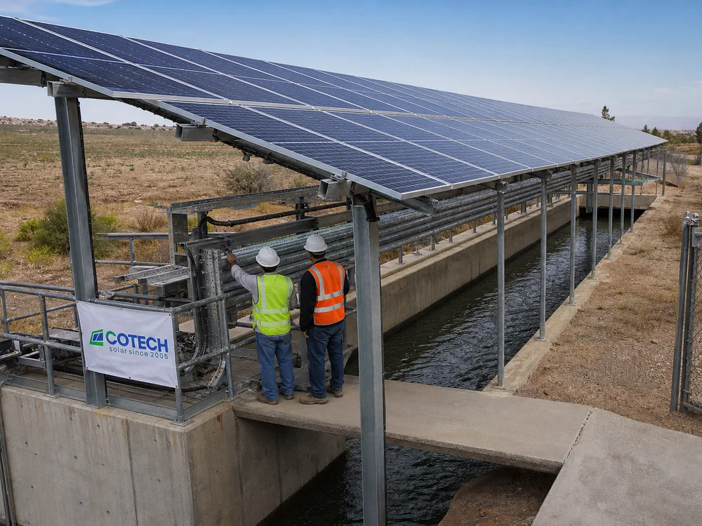 COTECH Water-channel canopy plant — Murcia, Spain