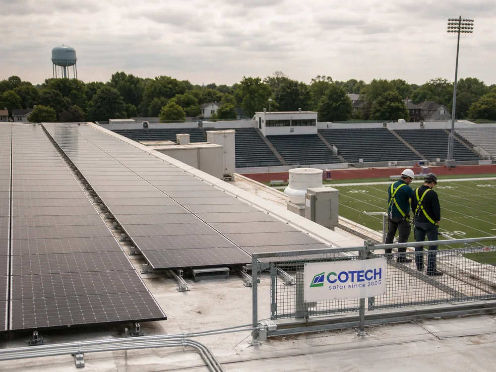 COTECH Stadium & campus rooftop — Texas, USA