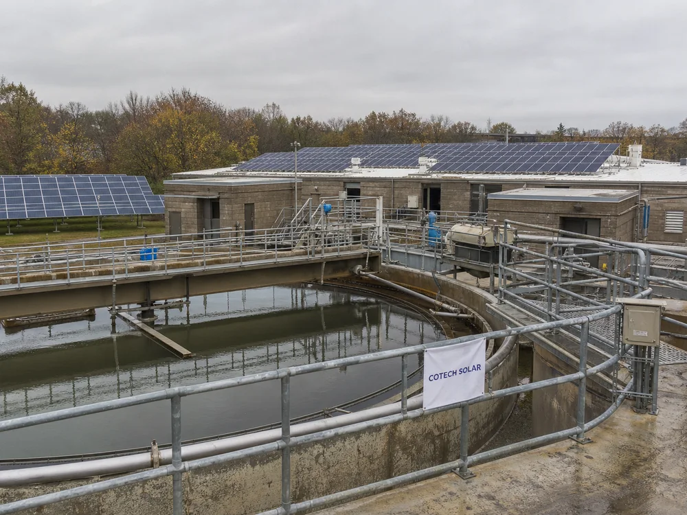 COTECH Water-treatment plant rooftop — Lombardy, Italy